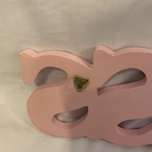 PRINCESS - Pink Sign Word Art Wooden Wall Hanging Room Decor - Picture 4 of 10